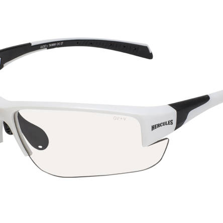Global Vision Okulary Hercules 7 Biały Fotochromatyczne